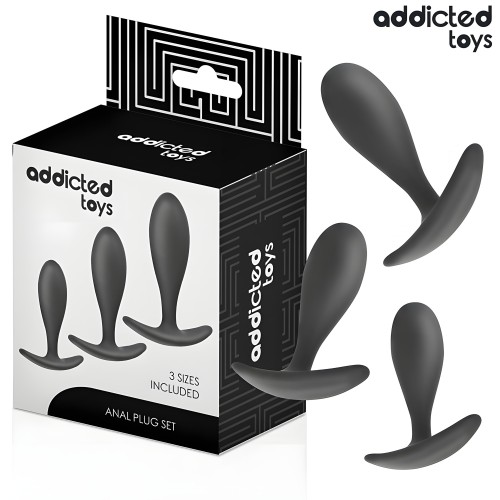 Set De 3 Plug Anal Silicona Modelo 2