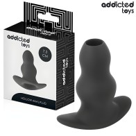 - Plug Anal Hueco Silicona Talla S 7,3 Cm