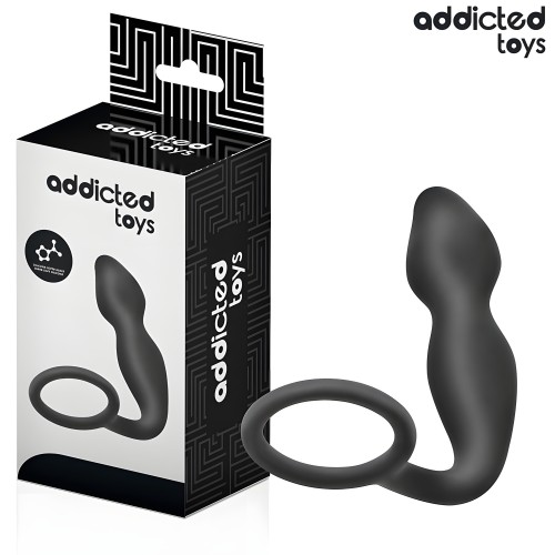 Anal Plug with Ring Silicone Model 2