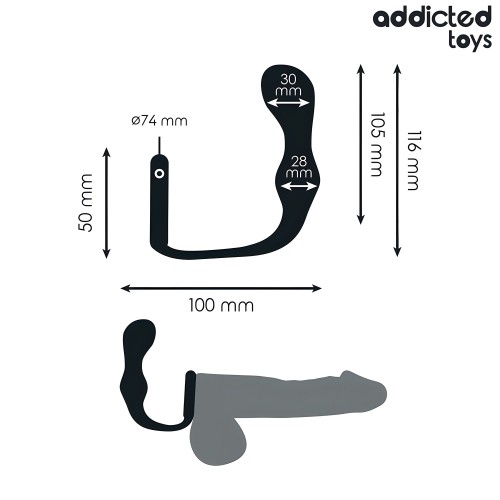 Plug Anal Con Anillo - Modelo 3 de Addicted Toys