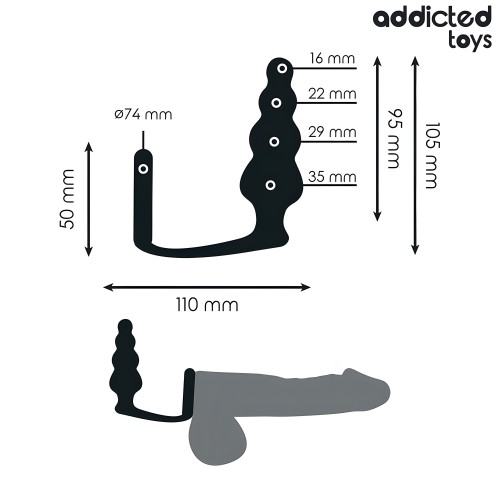 Addicted Toys Anal Plug with Ring Model 5