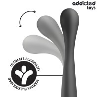 Masajeador Anal Doble Silicona 22,5 Cm de Addicted Toys