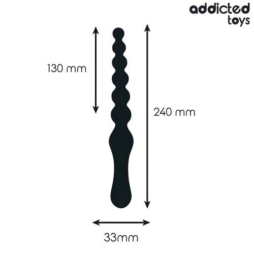 - Masajeador Anal Doble Silicona 24 Cm