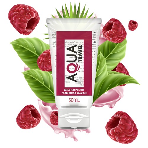 Aqua Travel Raspberry Wild Flavored Lubricant