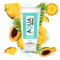 Aqua Travel Water-Based Lubricant - Tropical Fruit Flavor - 50 ml
