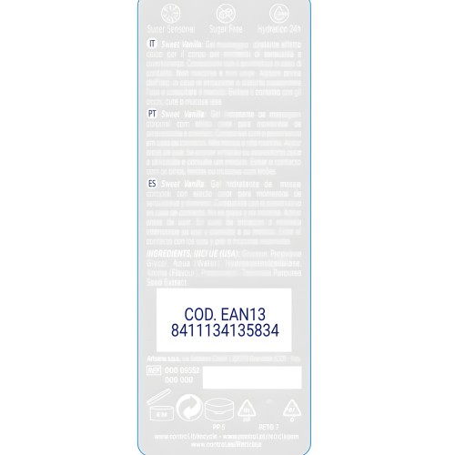 Control 2 In 1 Massage & Pleasure Madagascar Sweetness 200 Ml