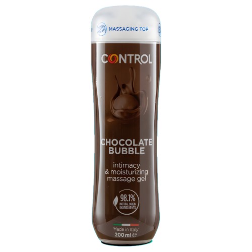 Control - 3 in 1 Chocolate Bubble Massage Gel 200ml
