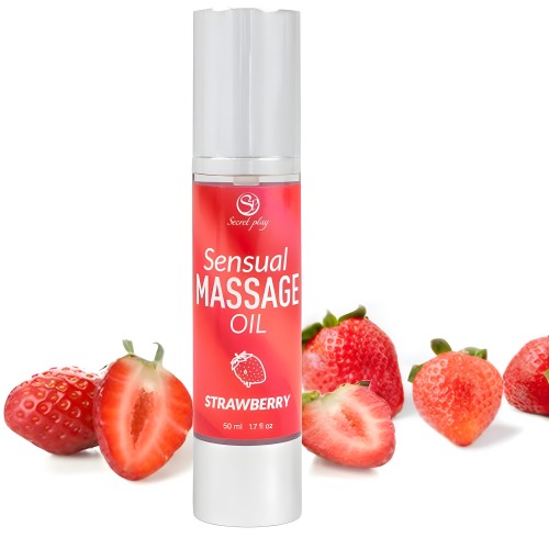 Aceite de Masaje Fresa Secretplay