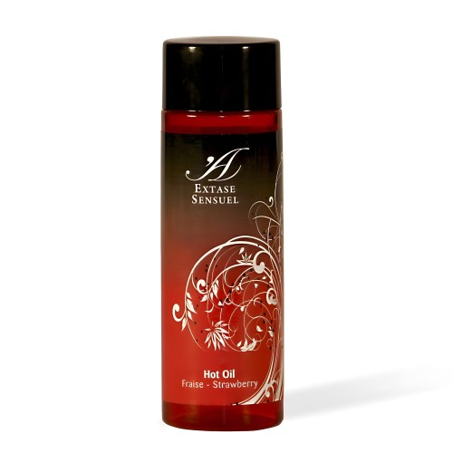 Stimulating Heat Oil Strawberry 100 ml - Extase Sensual