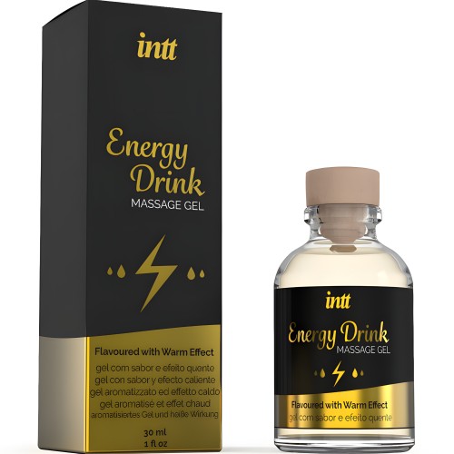 Intt Massage & Oral Sex - Gel De Masaje Con Sabor A Bebida Energetíca Y Efecto Calor