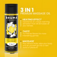 Premium Massage Oil Heat Effect Pineapple Colada