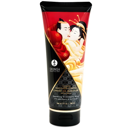 Shunga - Crema Masaje Fresas Y Cava 200 Ml
