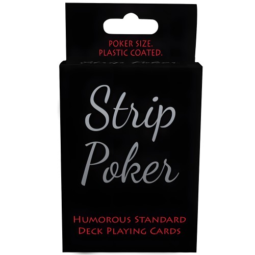 Strip Poker Humorous Playing Cards