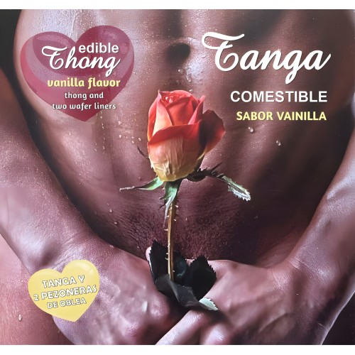 Hotflowers Edible Vanilla Flavored Thong