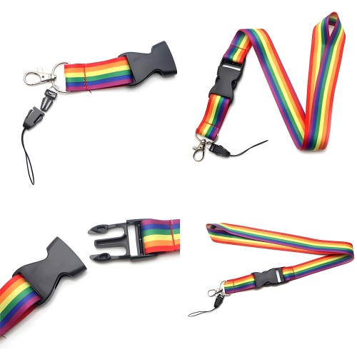 Pride LGBT Flag Lanyard