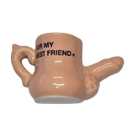 Ceramic Magnet Mug with Relief Penis “for My Best Friend”