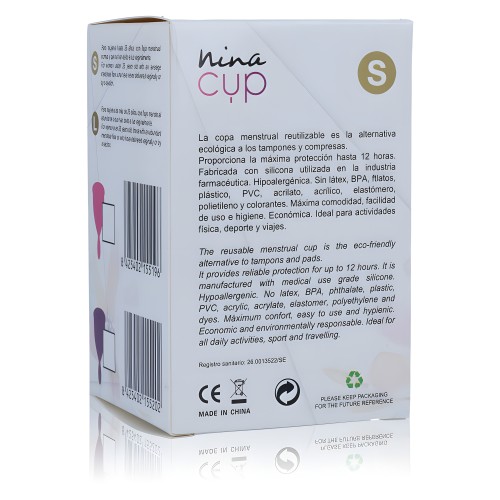 Nina Kiki Pink Menstrual Cup