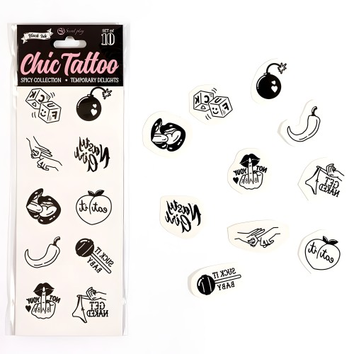 Secret Play Temporary Tattoos Spicy Collection