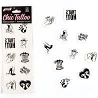 Secret Play - Set De 10 Tattoos Temporales Kinky Collection