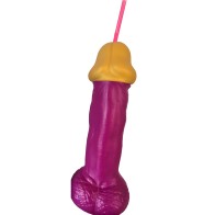 Diablo Picante - Vaso Pene Plástico Fucsia