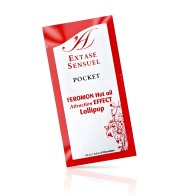 Aceite Masaje Efecto Calor Feromonas Piruleta 10 Ml - Extase Sensual