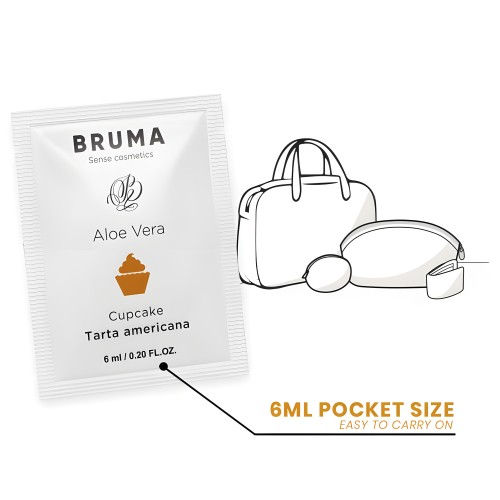 Bruma - 6 Ml Gel Deslizante Con Aloe Vera Sabor A Tarta Americana