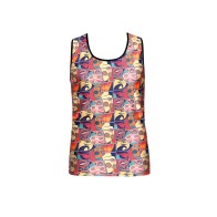 Anais Men Comics Top S - Stylish Sleeveless Shirt