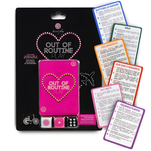Secretplay - Out Of Routine Play - Juego Divertido Para Parejas