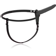 Arnés Fetish Submissive - Silicona Negro 15 Cm