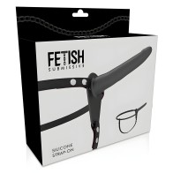 Arnés Fetish Submissive - Silicona Negro 15 Cm