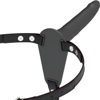 Fetish Submissive Harness - Black Silicone 15 Cm