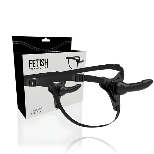 Fetish Submissive Harness Silicone Black 16cm