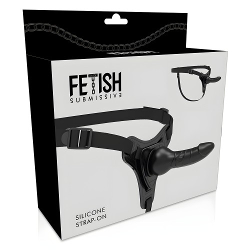 Fetish Submissive Harness Silicone Black 16cm