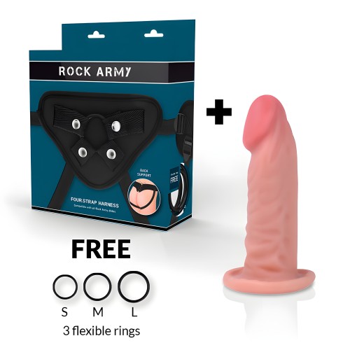 Rock Army Dildo Dual Density Tiger