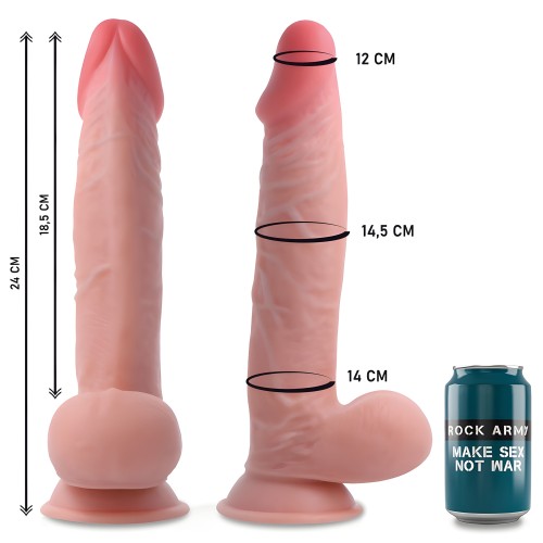 Rockarmy Dual Density Sherman Dildo - Rock Army