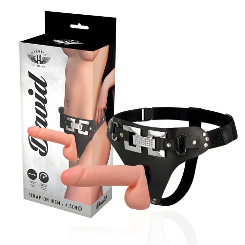 Harness Attraction Arnés Deluxe Con Vibración Realístico 18 Cm