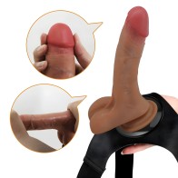 Pretty Love Harness Briefs with Vibrating Dildo