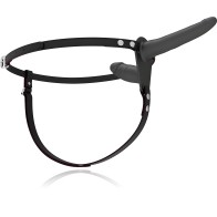 Fetish Submissive Harness Double Penetration Vibrator