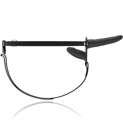 Fetish Submissive Harness Double Penetration Vibrator