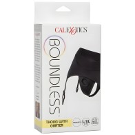 Calexotics Boundless Harness Thong with Garter L/XL