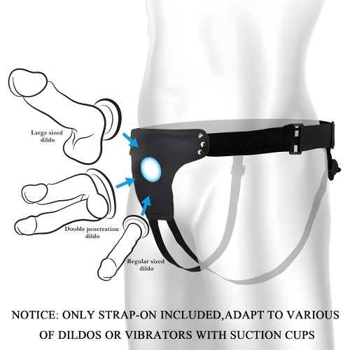 Pretty Love Adjustable Harness - Black