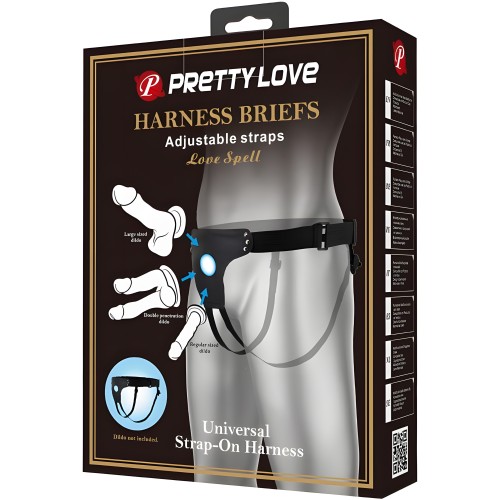 Pretty Love Adjustable Harness - Black