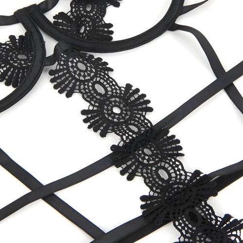 Subblime Lace Teddy Straps L/XL - Elegant & Sexy