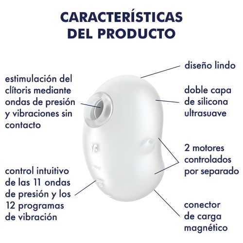 Satisfyer Cutie Ghost Lay-on Vibrator White