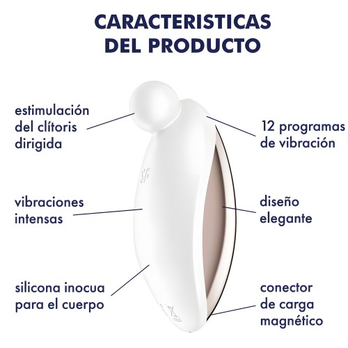 Satisfyer - Spot On 2 Vibrador Lay-on Blanco