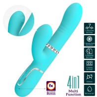 Pretty Love G-Spot Multifunction Vibrator Aqua Green