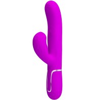Pretty Love Flirtation - Pearl G-Spot Vibrator 3 in 1 Purple