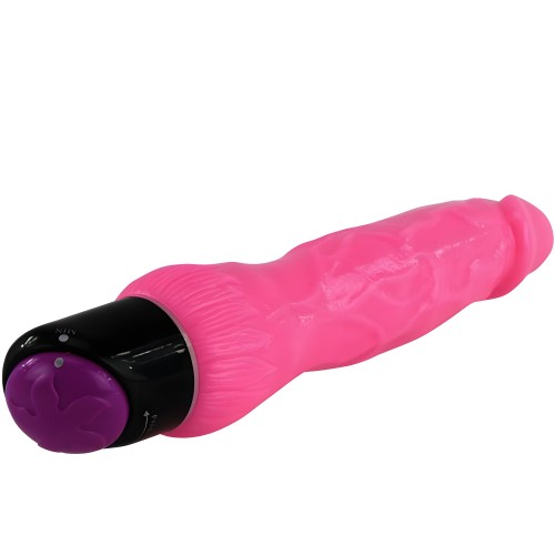 Vibrador Realístico Colorido - 24 cm