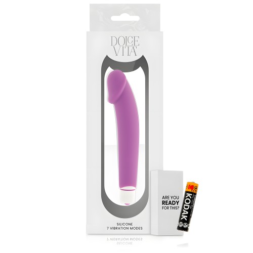 Realistic Silicone Vibrator - Dolce Vita