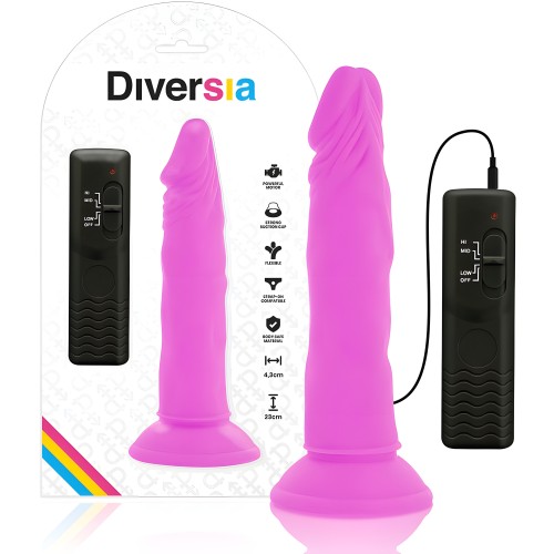 Diversia Flexible Realistic Vibrating Dildo